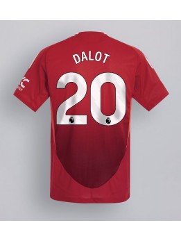 Manchester United Diogo Dalot #20 Domaci Dres 2024-25 Kratak Rukavima